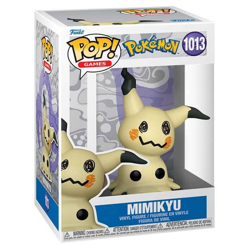 Figura colecionável do Pokémon Mimikyu, tamanho de 10 cm (4 polegad...
