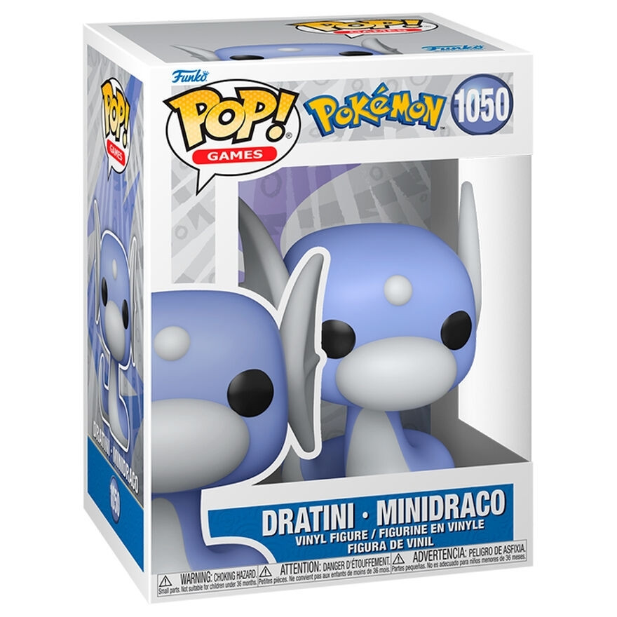 Figura colecionável do Pokémon Dratini, tamanho de 15 cm (6 polegad...