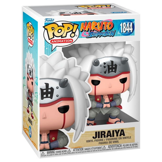 Boneco colecionável Jiraiya POP de Naruto Shippuden, 10 cm (4 poleg...