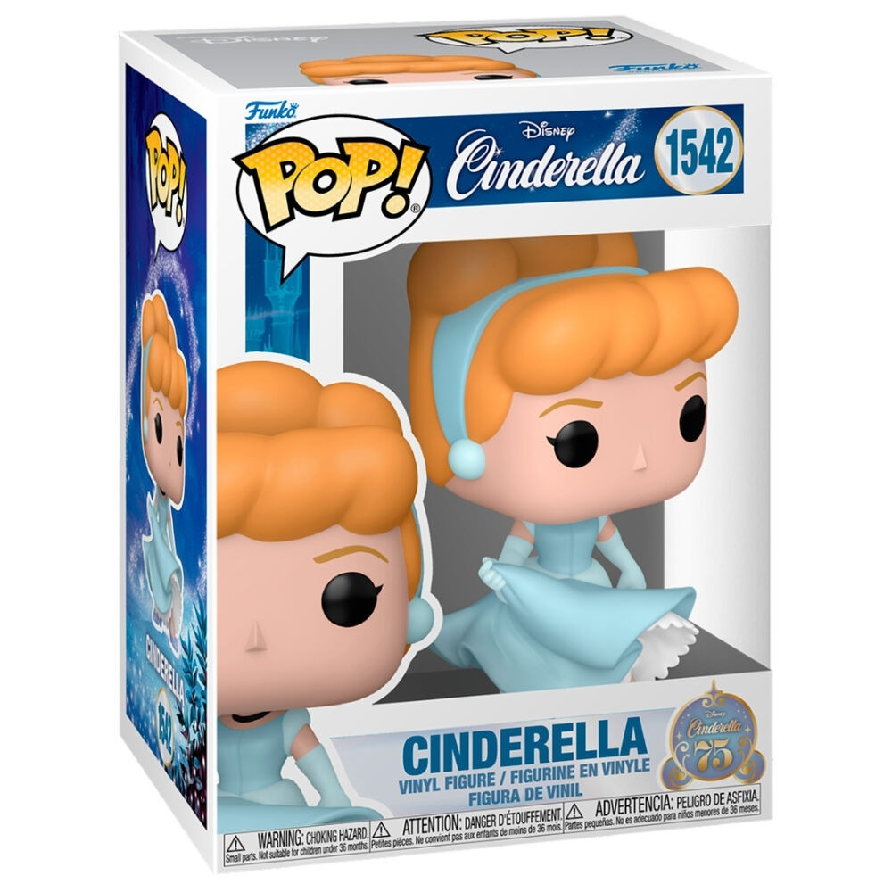 Boneco Pop da Cinderela - Brinquedo Colecionável da Disney, 9,5 cm ...