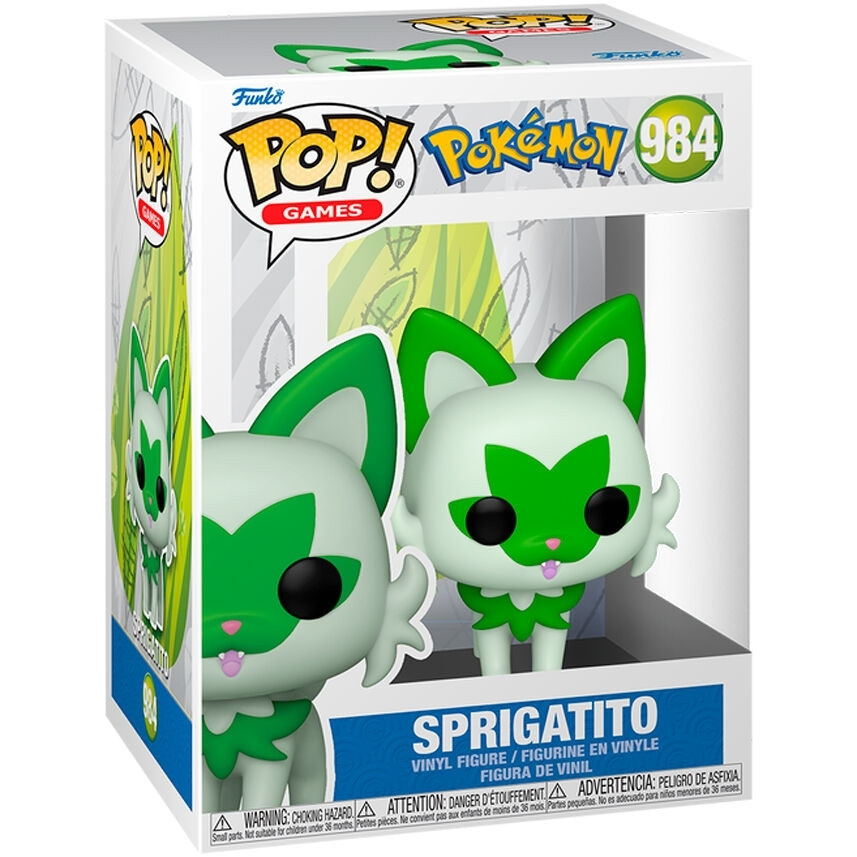 Figura colecionável do Pokémon Sprigatito, tamanho de 10 cm (4 pole...
