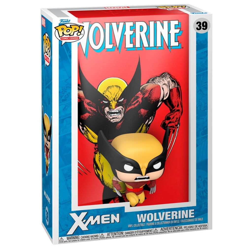 Impressão da arte da capa da HQ do Wolverine dos X-Men, 28x43 cm (1...