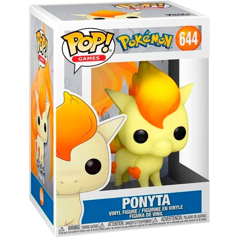 Figura colecionável do Pokémon Ponyta, tamanho de 10 cm (4 polegadas).