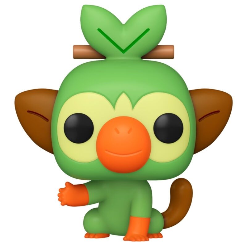 Figura colecionável do Pokémon Grookey, tamanho de 10 cm (4 polegad...