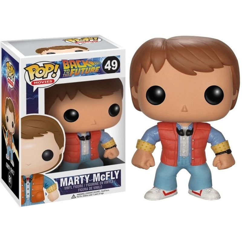 Boneco de ação do Marty McFly de De Volta para o Futuro, escala de ...