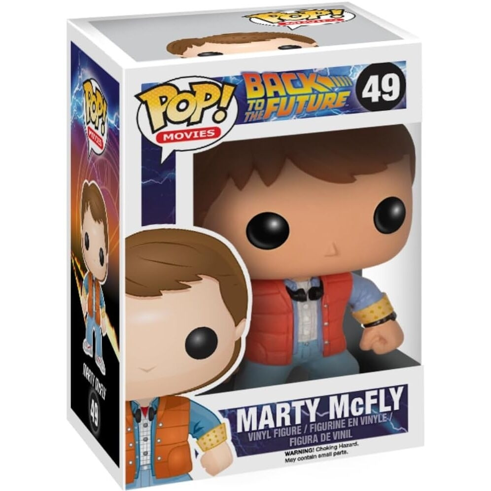 Boneco de ação do Marty McFly de De Volta para o Futuro, escala de ...