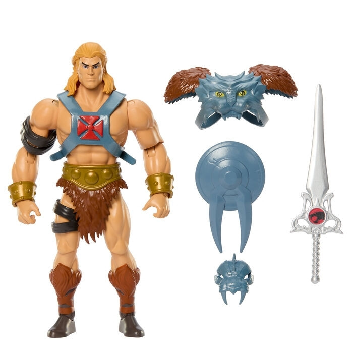 Figura colecionável do He-Man, Mestres do Universo, 18 cm (7 polega...