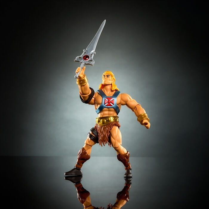 Figura colecionável do He-Man, Mestres do Universo, 18 cm (7 polega...