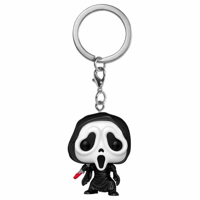 Ghost Face Keychain, Pocket Size, Durable Material