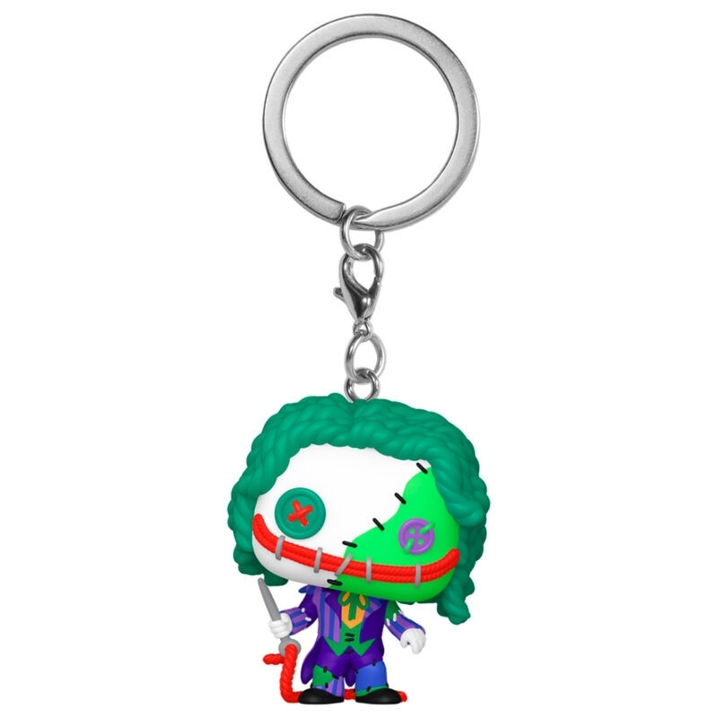 DC Comics Pocket POP Keychain - Patchwork Joker Design