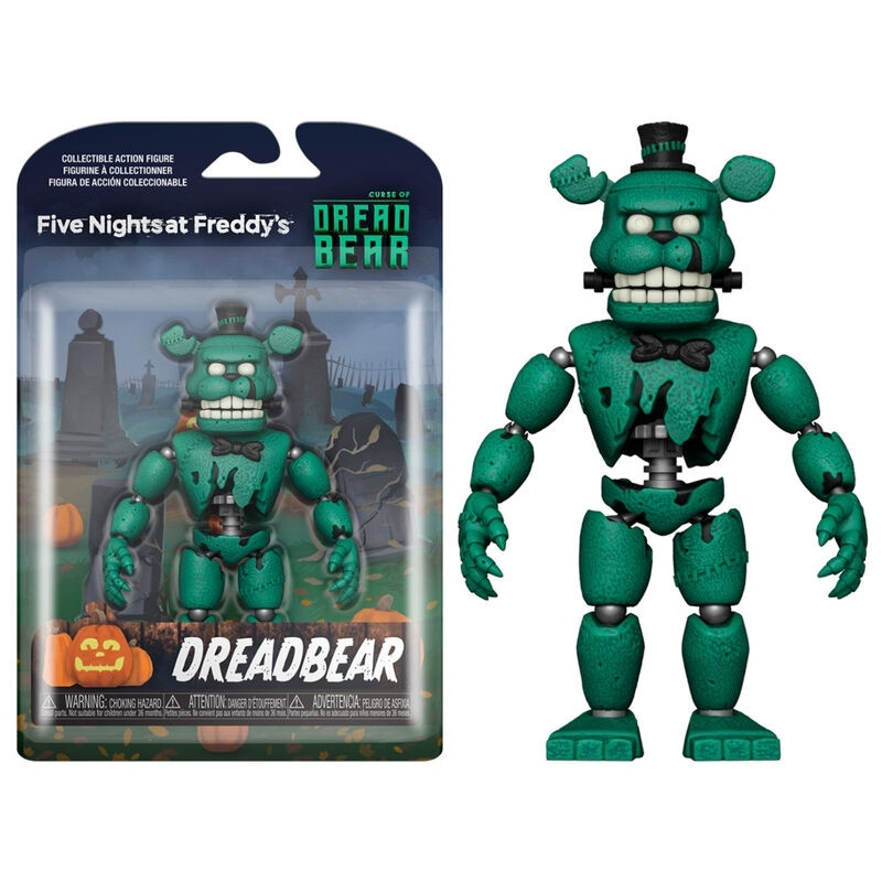 Boneco de ação Dreadbear de Five Nights at Freddy's, 15 cm (6 poleg...