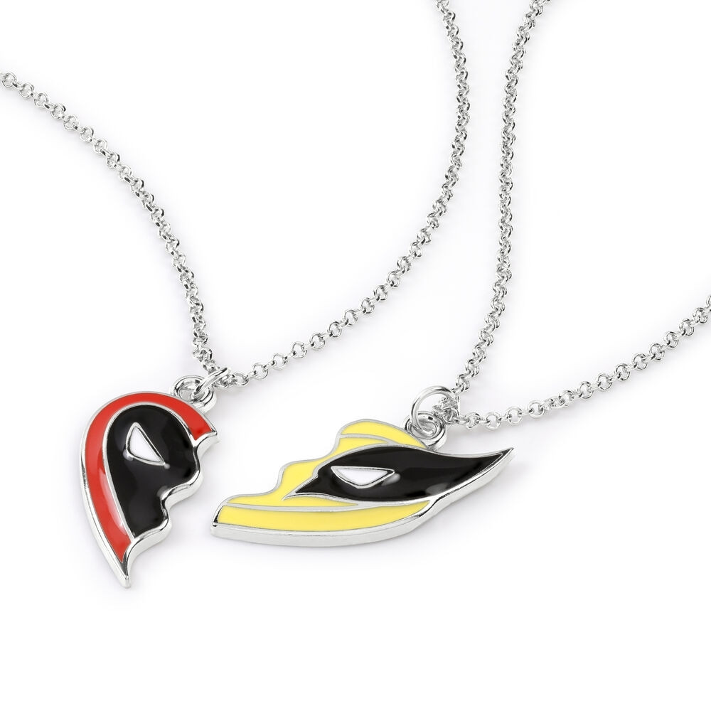 Conjunto de colares Deadpool e Wolverine - 2 peças