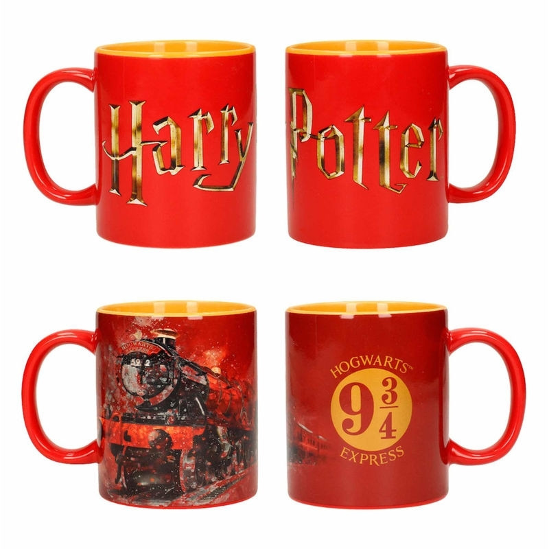 Hogwarts Logo Mugs Set, Ceramic, 2-Pack