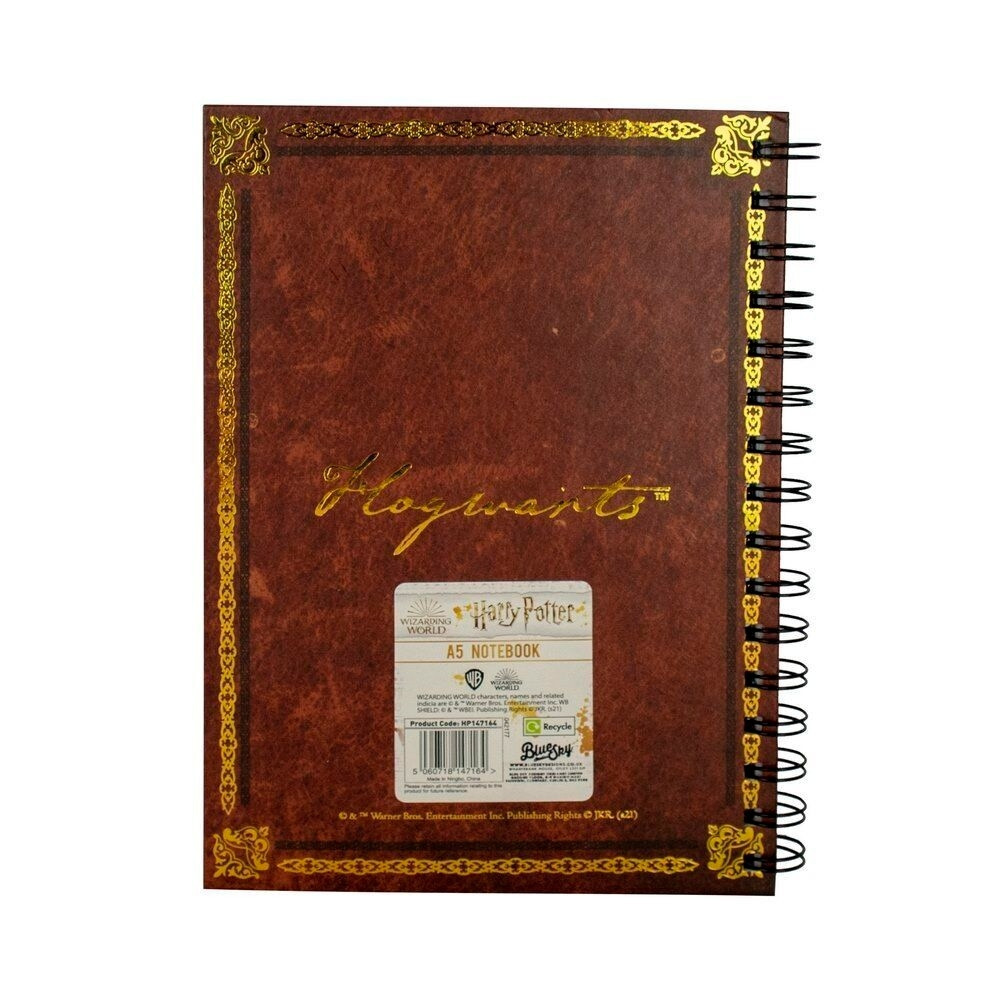 Hogwarts A5 Notebook for School, Writing, or Journaling