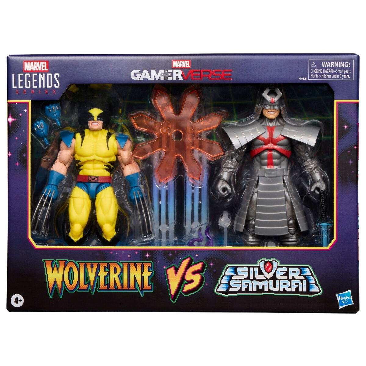 Wolverine & Silver Samurai Action Figures Set, 15cm Tall