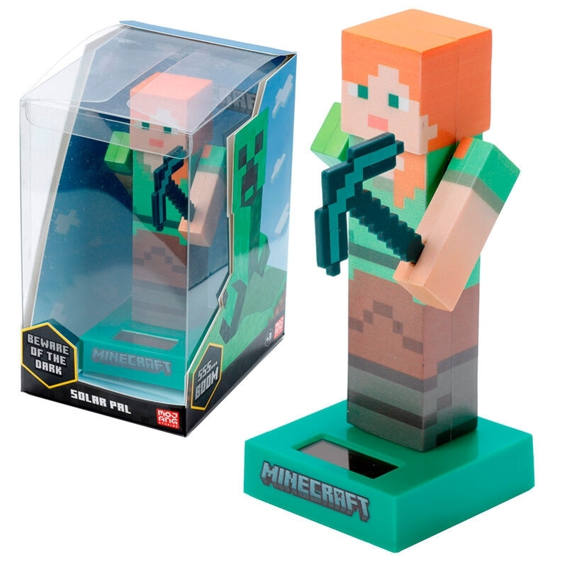 Minecraft Alex Solar Doll - Eco-Friendly, Interactive Toy