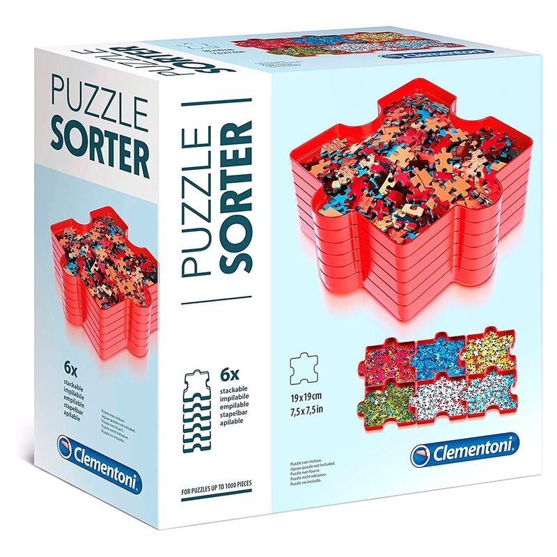 Puzzle Sorter with Adjustable Pieces, Durable Design, Easy Storage