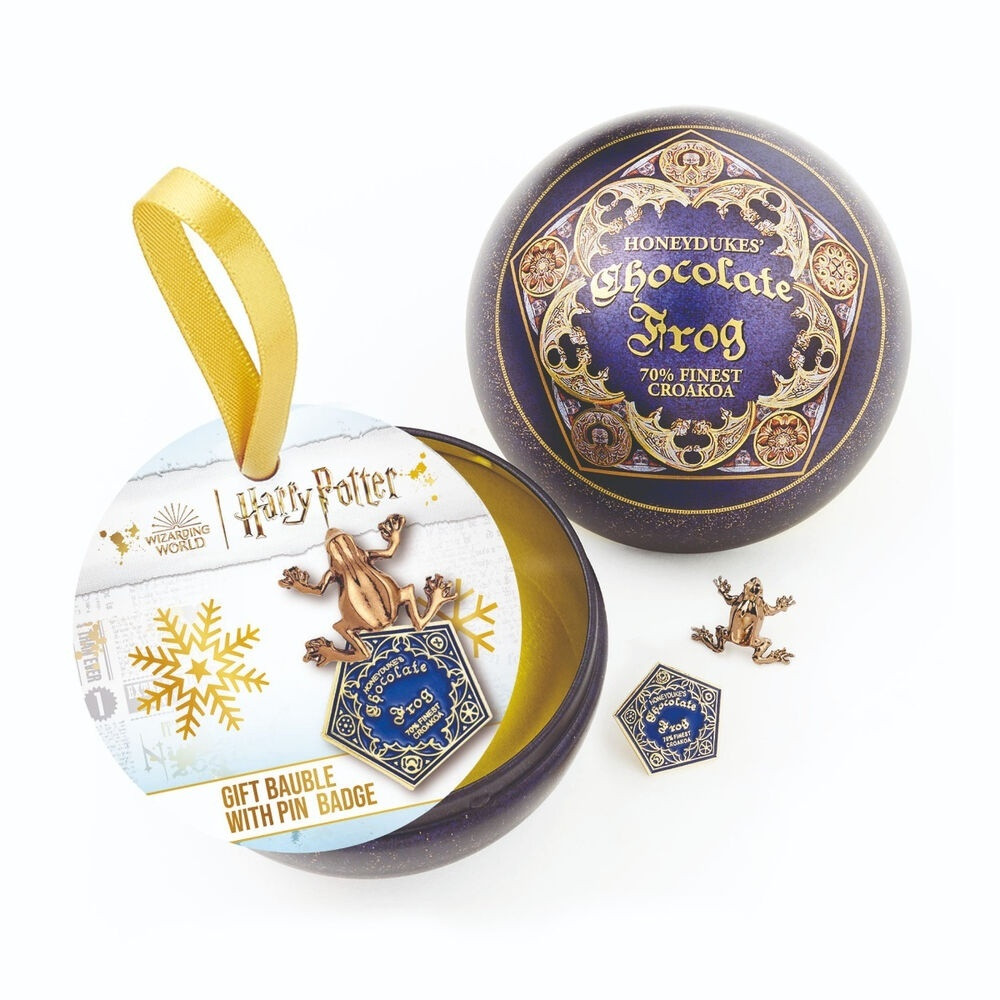Chocolade kikker speld, kerstversiering