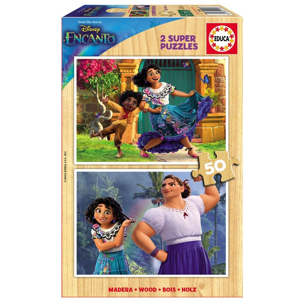 Puzzle Disney Ecanto 2x50 elementów
