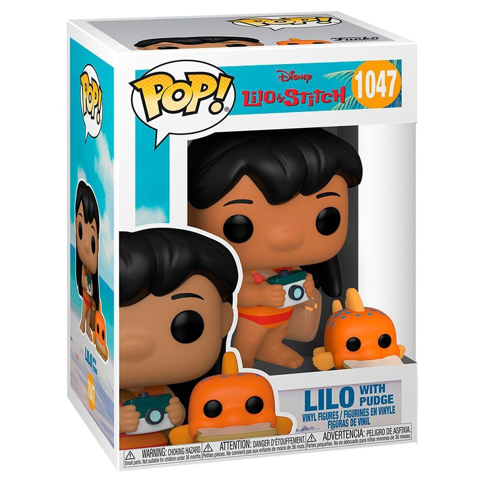 Figura POP da Disney Lilo e Stitch Lilo com Pudge