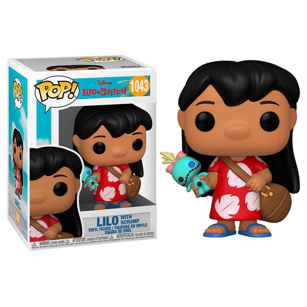 Boneco POP Lilo e Stitch Lilo com Scrump