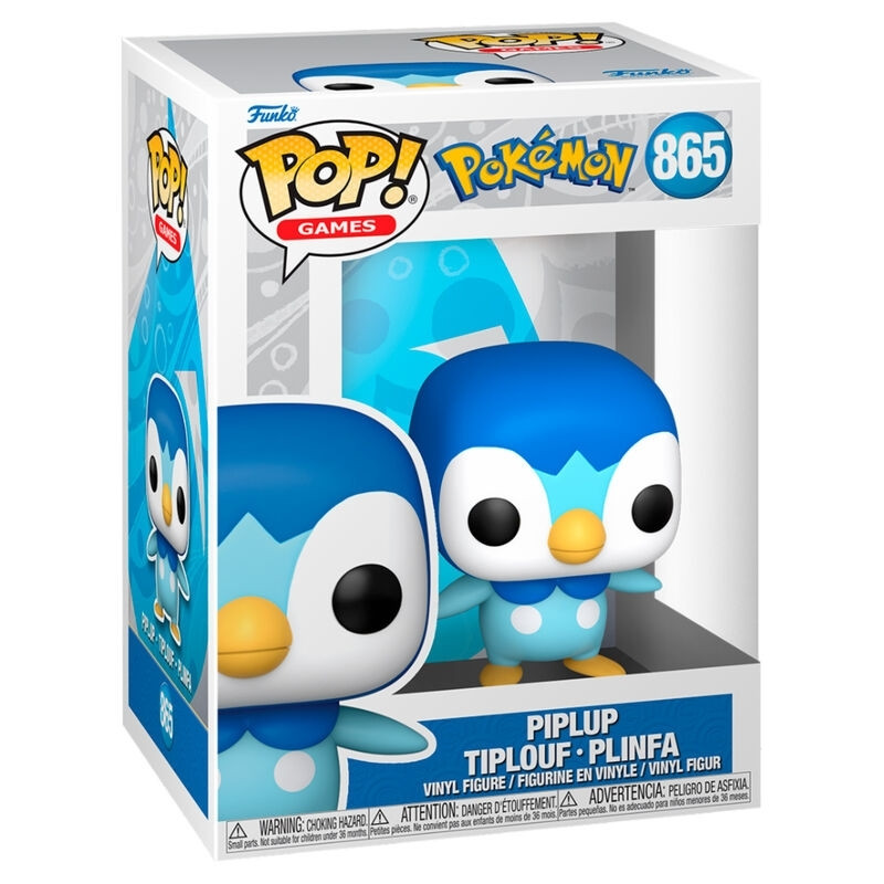 Boneco Pop Pokémon Piplup