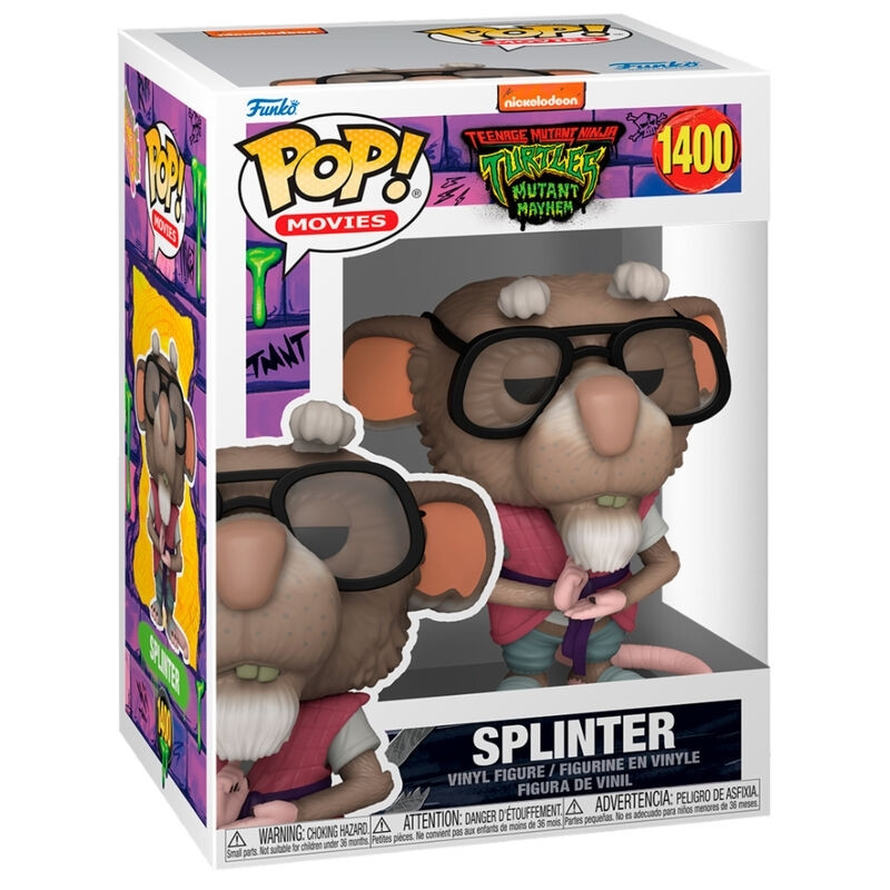 Boneco POP Tartarugas Ninja Splinter