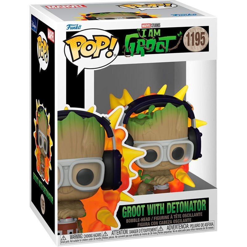 POP Figur Marvel Ich bin Groot - Groot mit Detonator