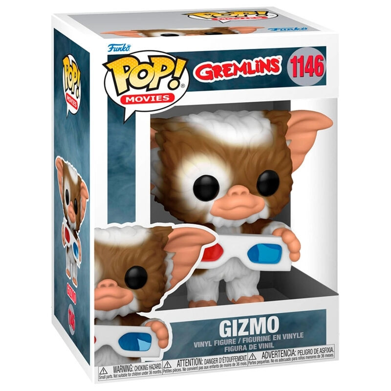 Boneco POP Gremlins Gizmo com óculos 3D