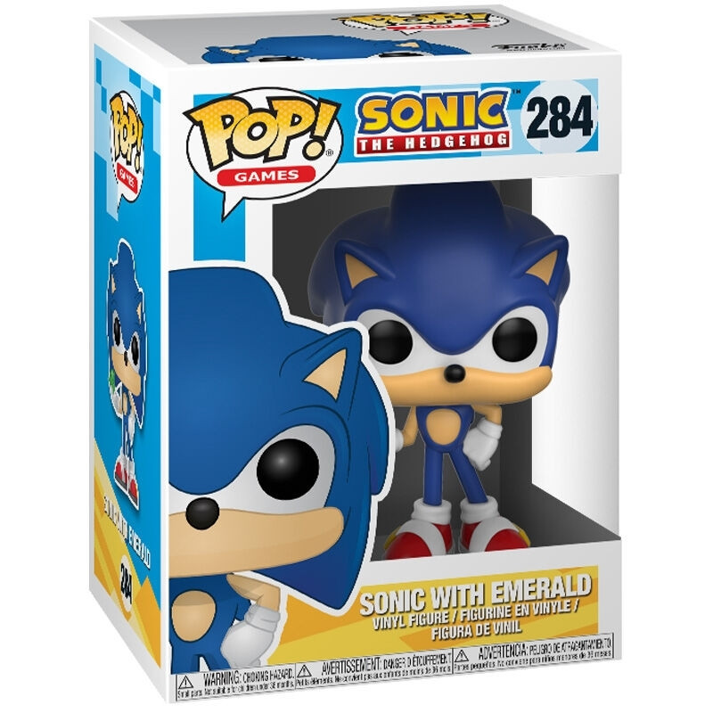 POP figuur Sonic met Emerald