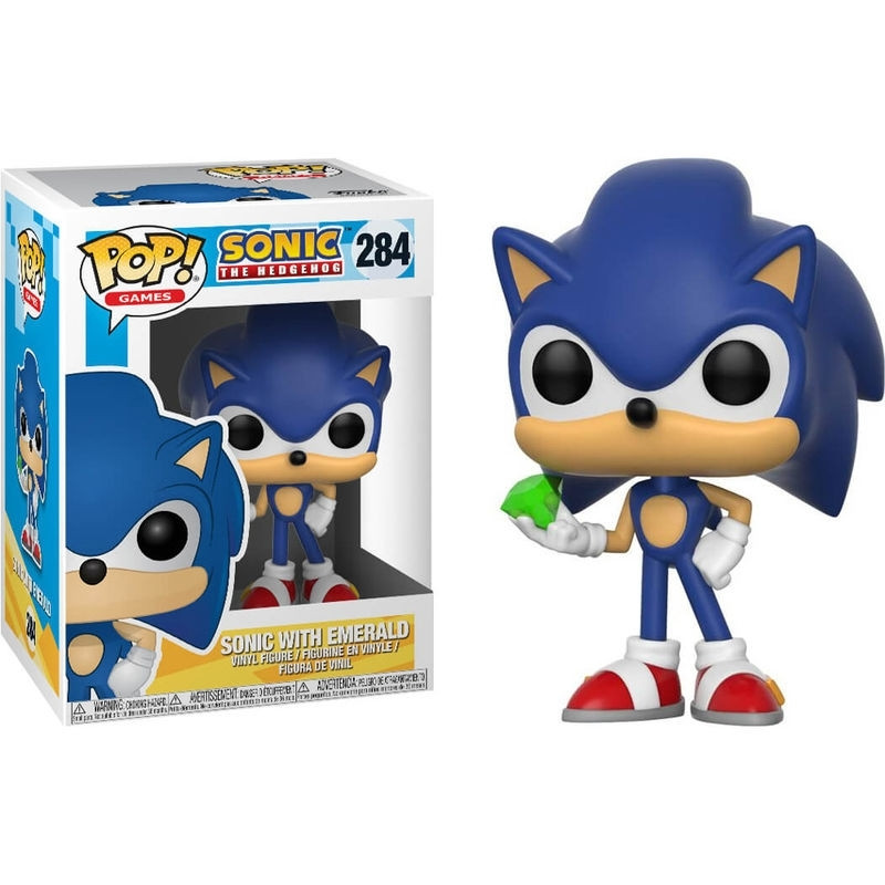 POP-Figur Sonic mit Smaragd