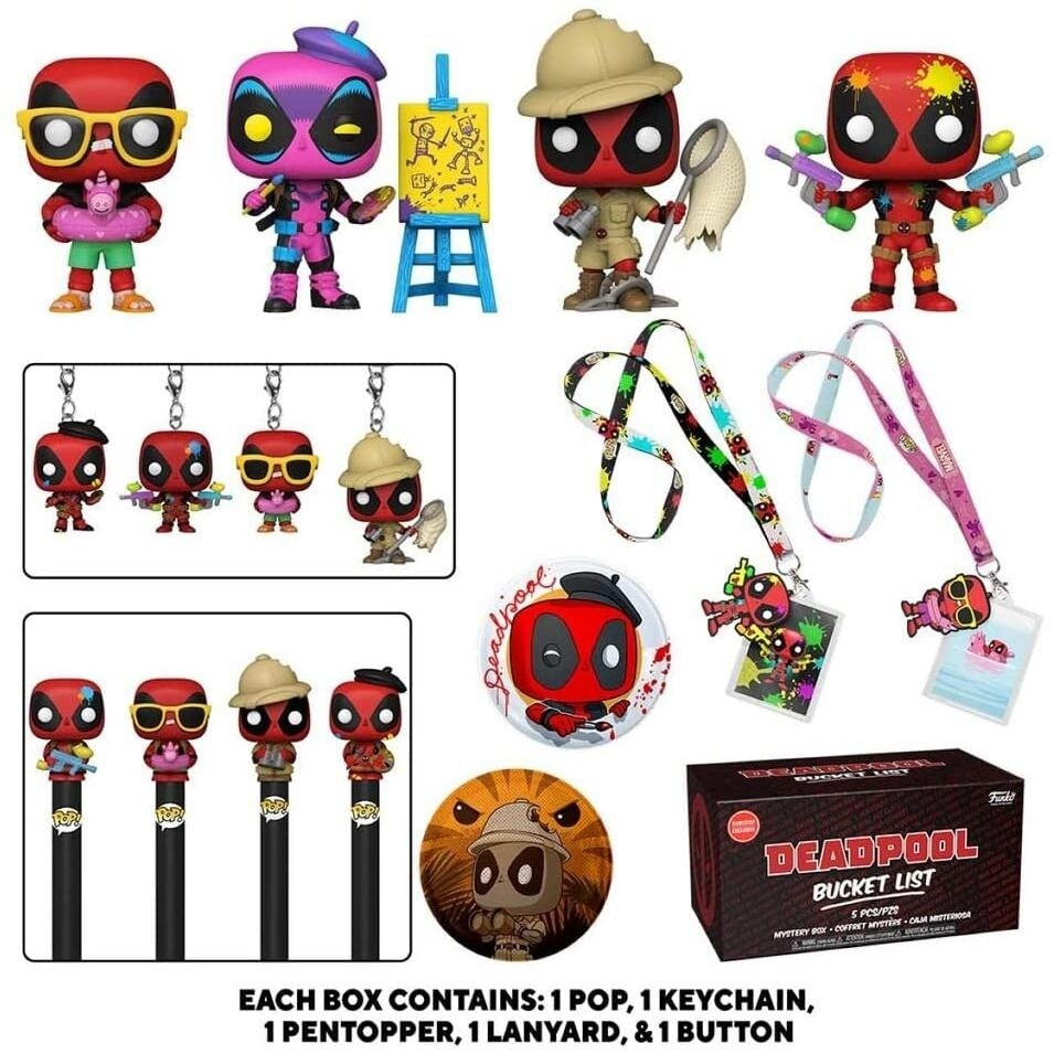Kit Caixa Misteriosa Marvel Deadpool