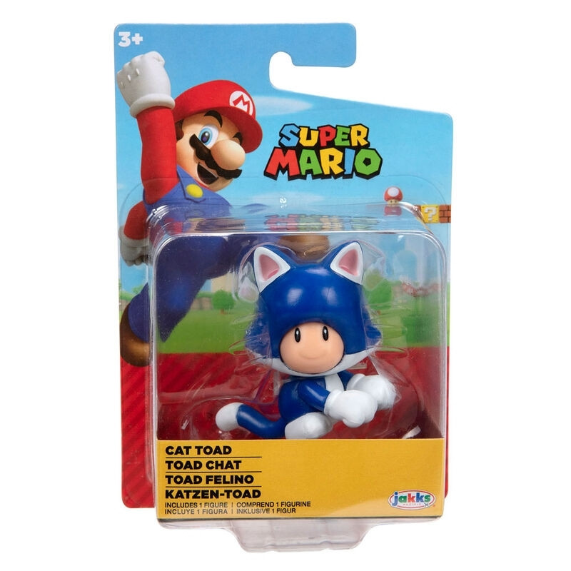 Nintendo Super Mario Cat Toad-figuur 6,5cm