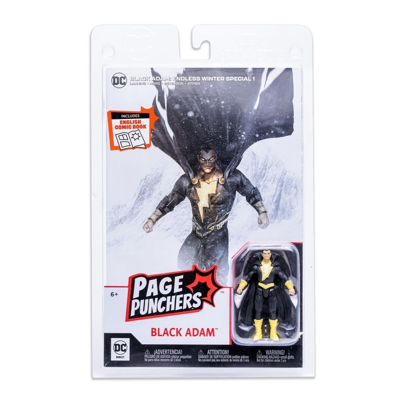 DC Comics Comic Endgless + Black Adam Figur 7cm
