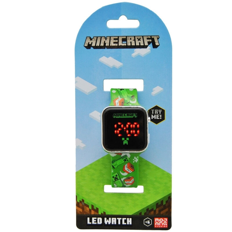 Led hodinky Minecraft