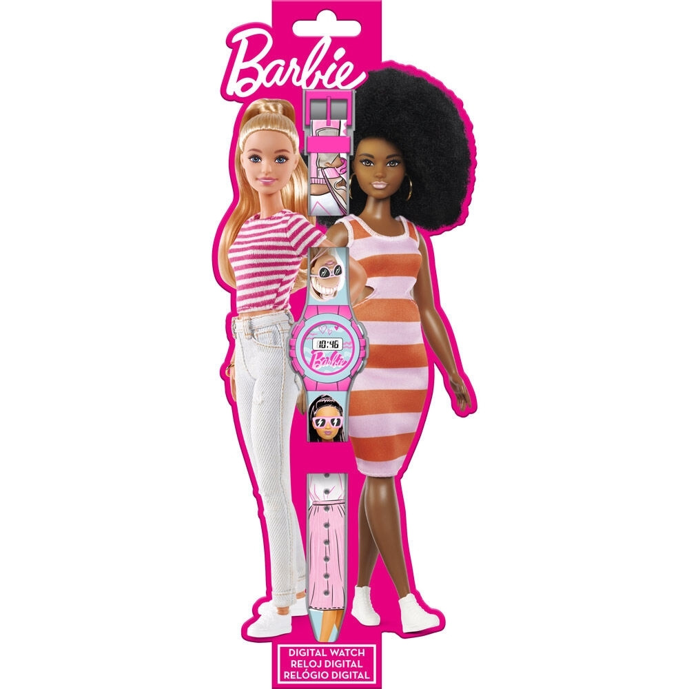 reloj digital barbie