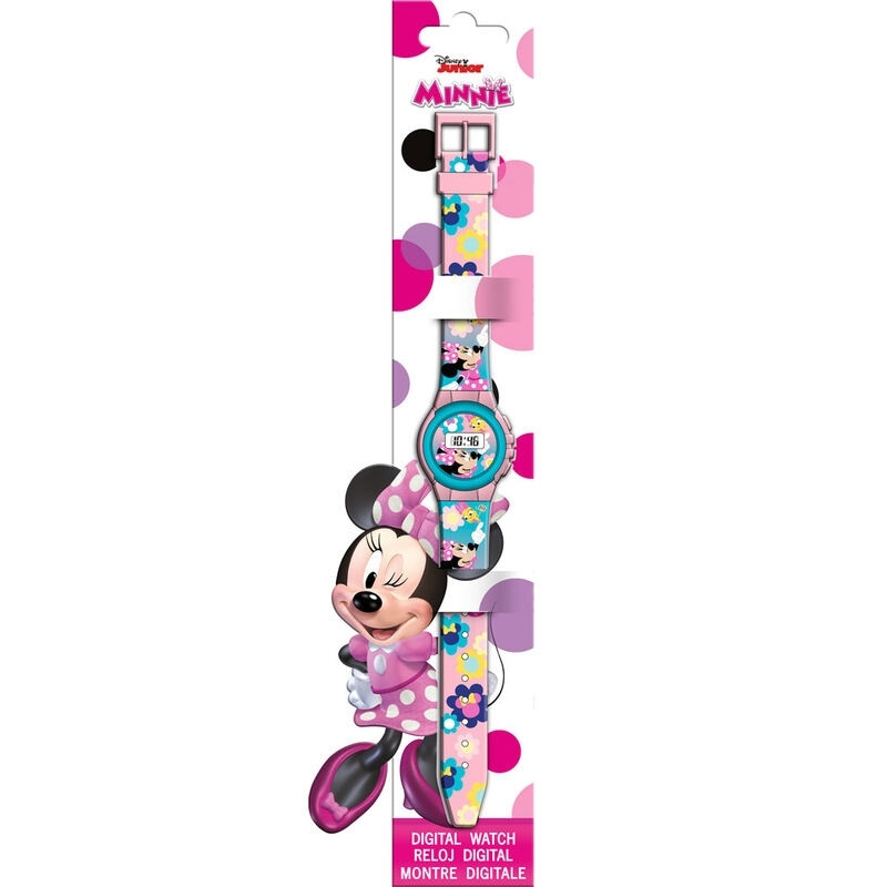 Reloj digital Minnie de Disney.
