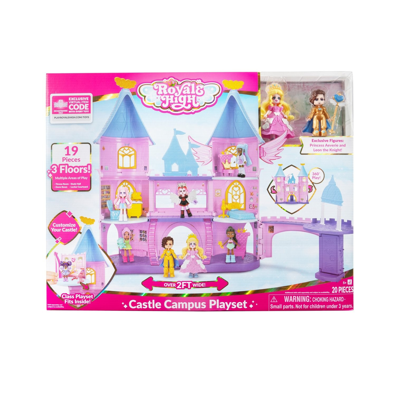 Set da gioco del castello con tema Royal High e accessori