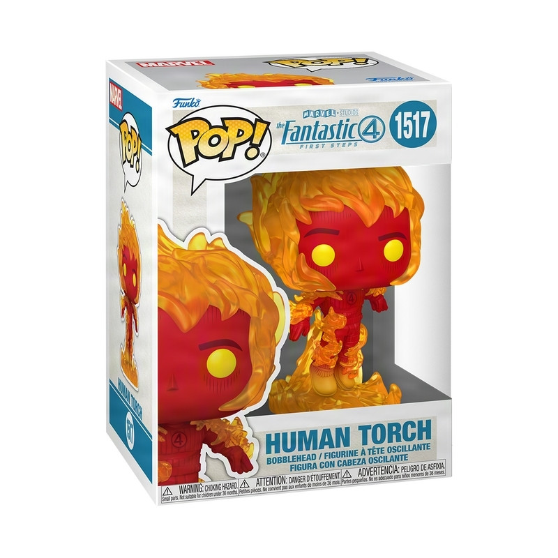 Figura Funko Pop! Vinyl da Marvel - Tocha Humana, 9,5 cm (3,75 pole...