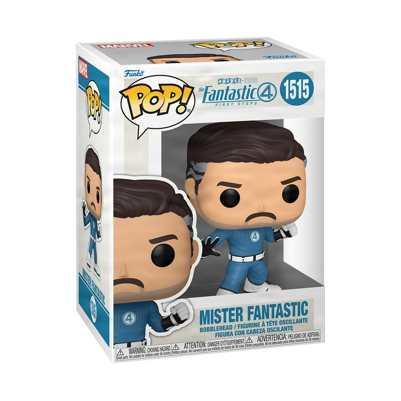 Figura Funko Pop! Vinyl da Marvel - Senhor Fantástico, 9,5 cm (3,75...
