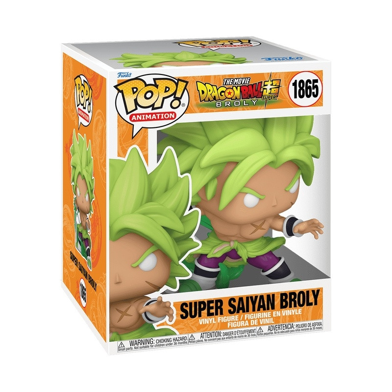 Boneco Funko Pop! Vinyl do Broly de Dragon Ball Super, 10 cm (4 pol...