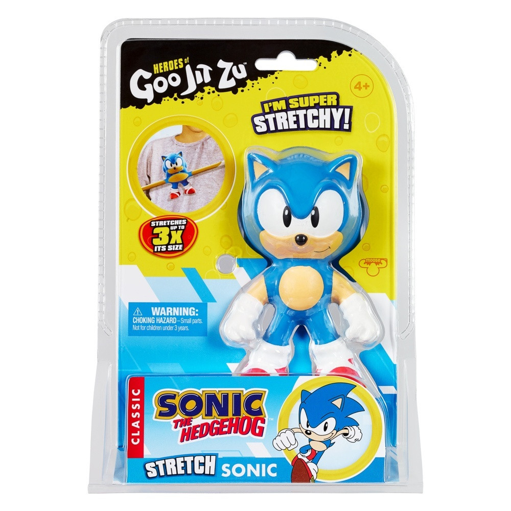 Boneco de ação elástico do Sonic The Hedgehog, 12,7 cm (5 polegadas)