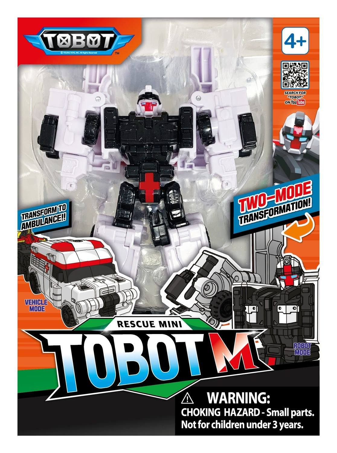 Figurine transformable Tobot M Mini, taille 11 cm