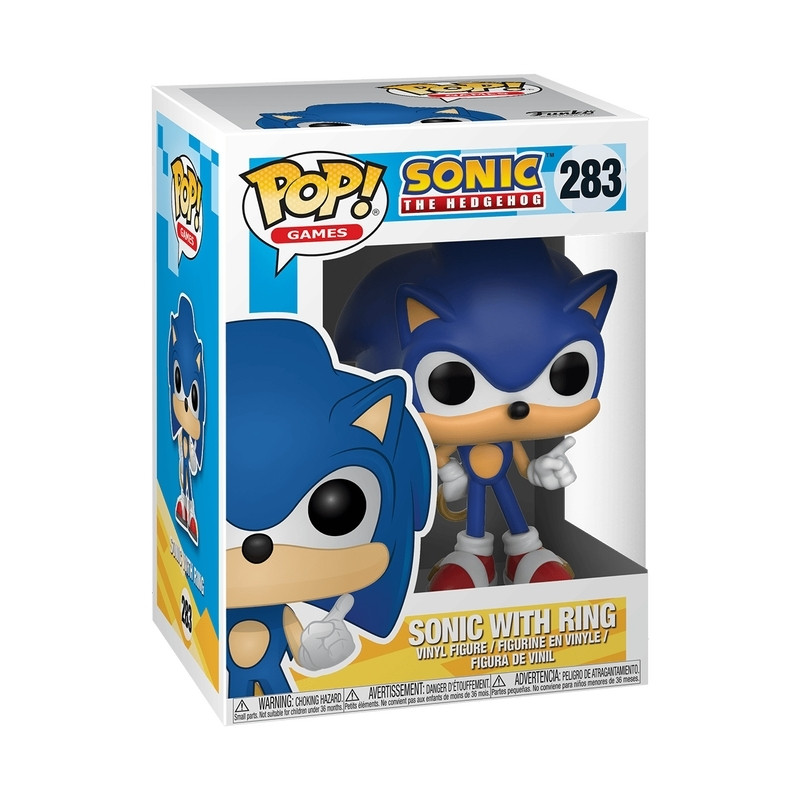 Boneco Funko Pop! do Sonic em vinil - Brinquedo colecionável, 9,5 c...