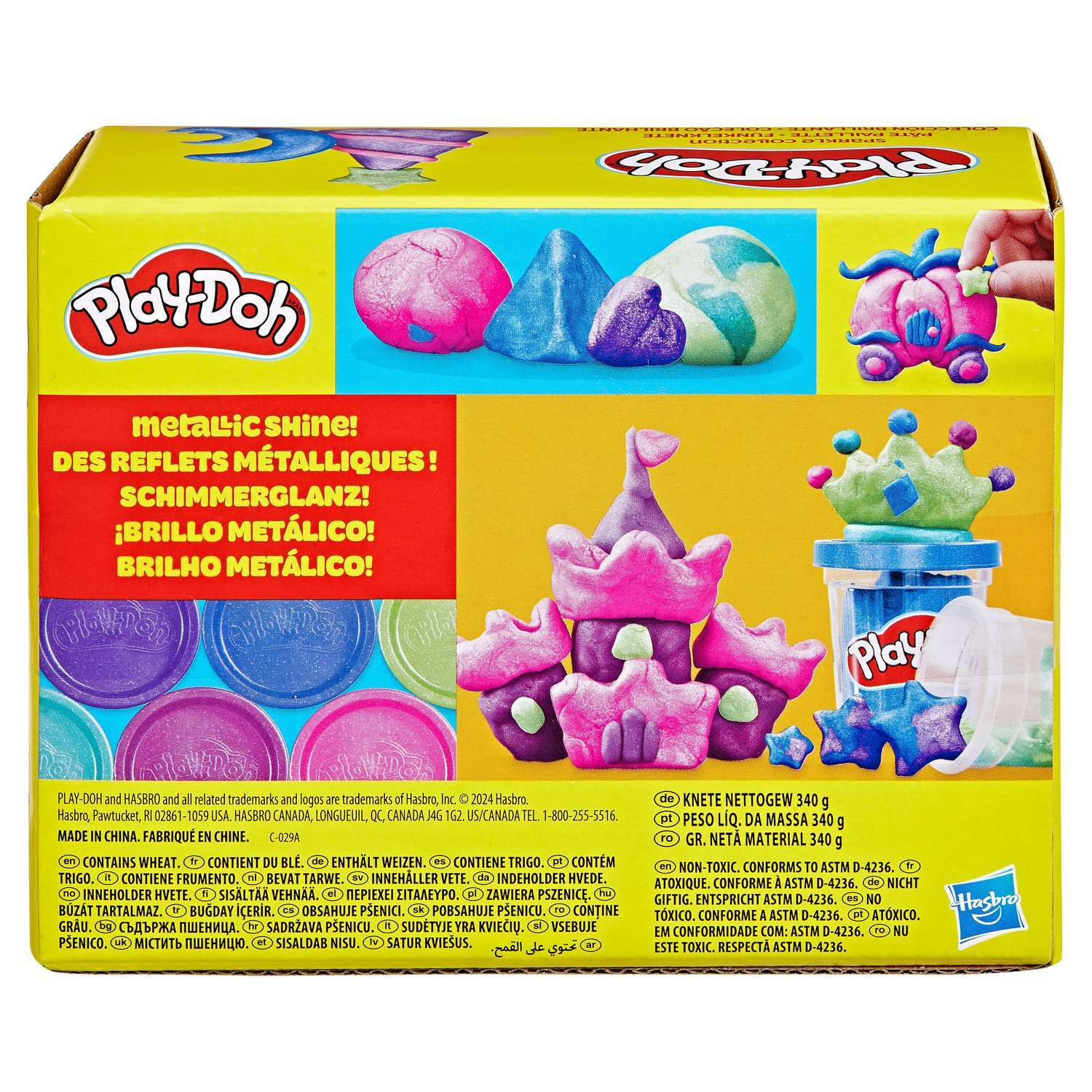 Play-Doh Composé Sparkle Collection 6 Pièces