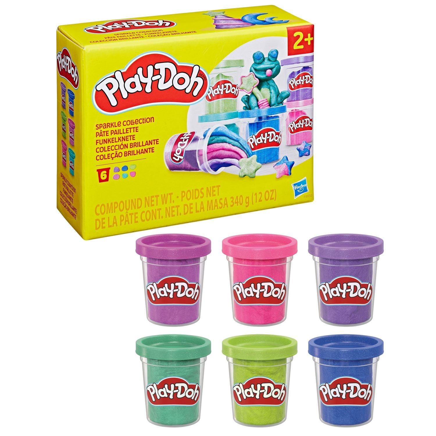 Play-Doh Composé Sparkle Collection 6 Pièces