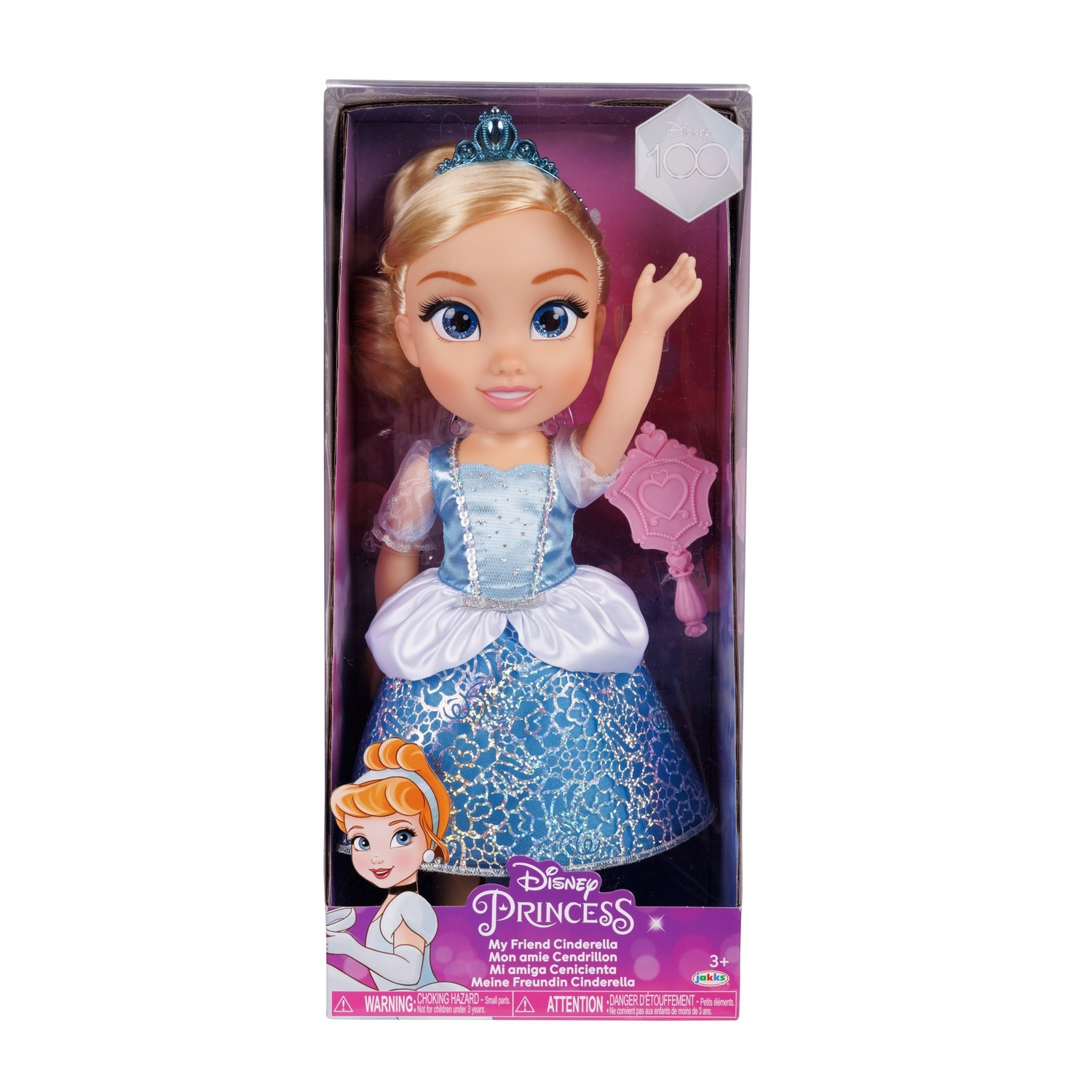 Boneca Cinderela da Disney, 35 cm