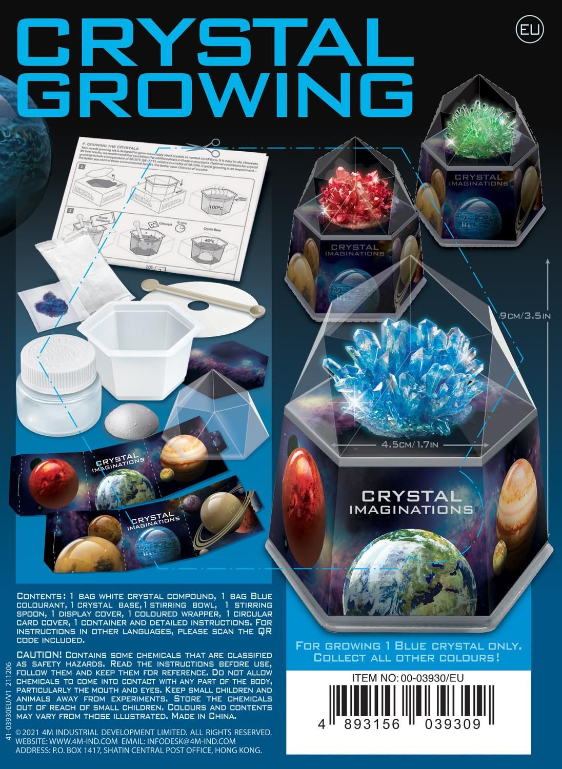 Set Diy 4M Crystal Imaginations Azul