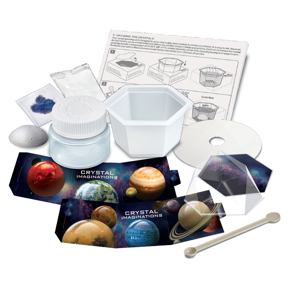 Set Diy 4M Crystal Imaginations Azul