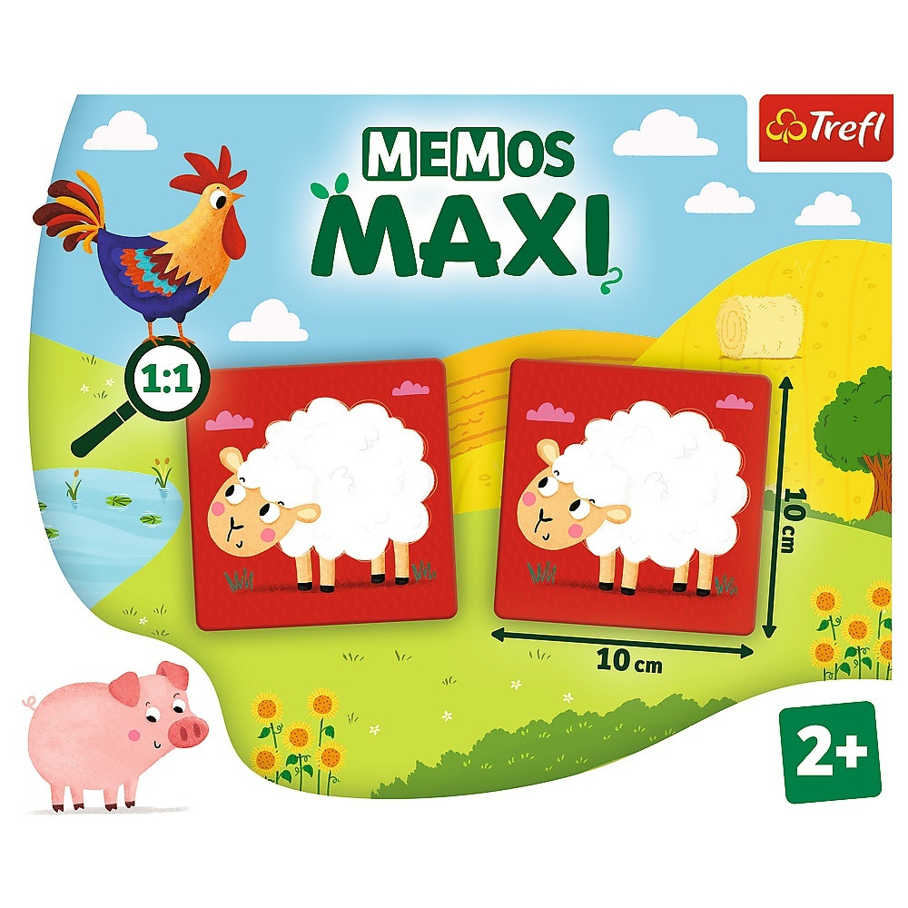 Trefl Memo Maxi Animales De Granja